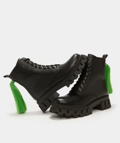 KOI Footwear Vita The Ink Of Fear Hair Boots SALE