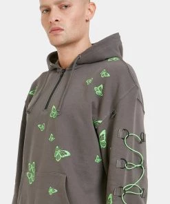 KOI Footwear Weaving Of Butterflies Men's Hoodie