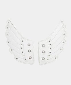 Elegant Shoes Ltd Attachable White Angel Wings Shoe Accessories