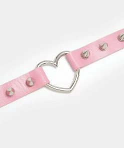 Ali Express ACCESSORIES Wild Heart Pink Spiked Choker