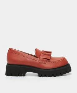 KOI Footwear Willow Rust Ruffle Loafers