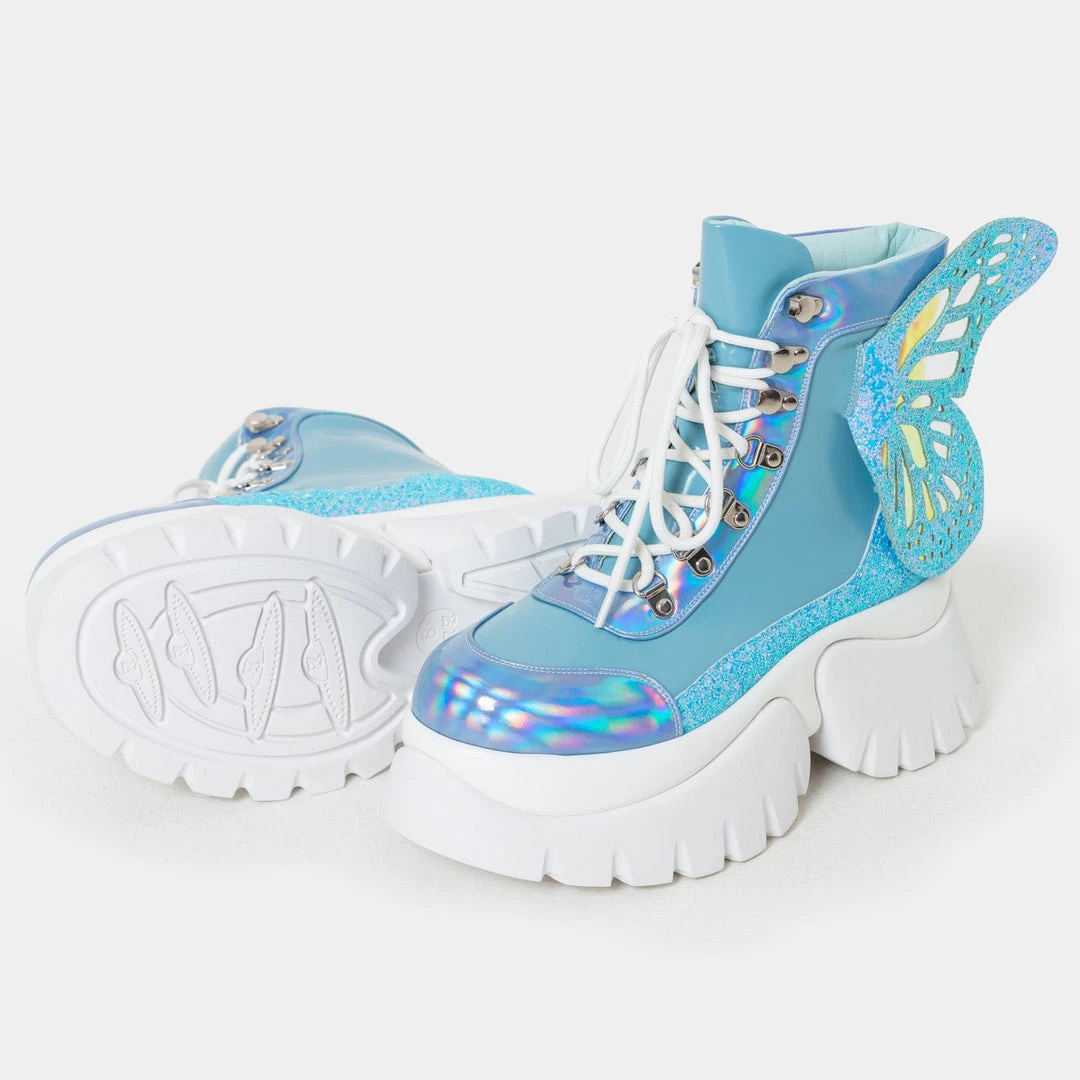 KOI Footwear WOMEN'S Wings Of A Blue Eyed Pixie Boots 5 KOI Footwear WOMEN'S Wings Of A Blue Eyed Pixie Boots