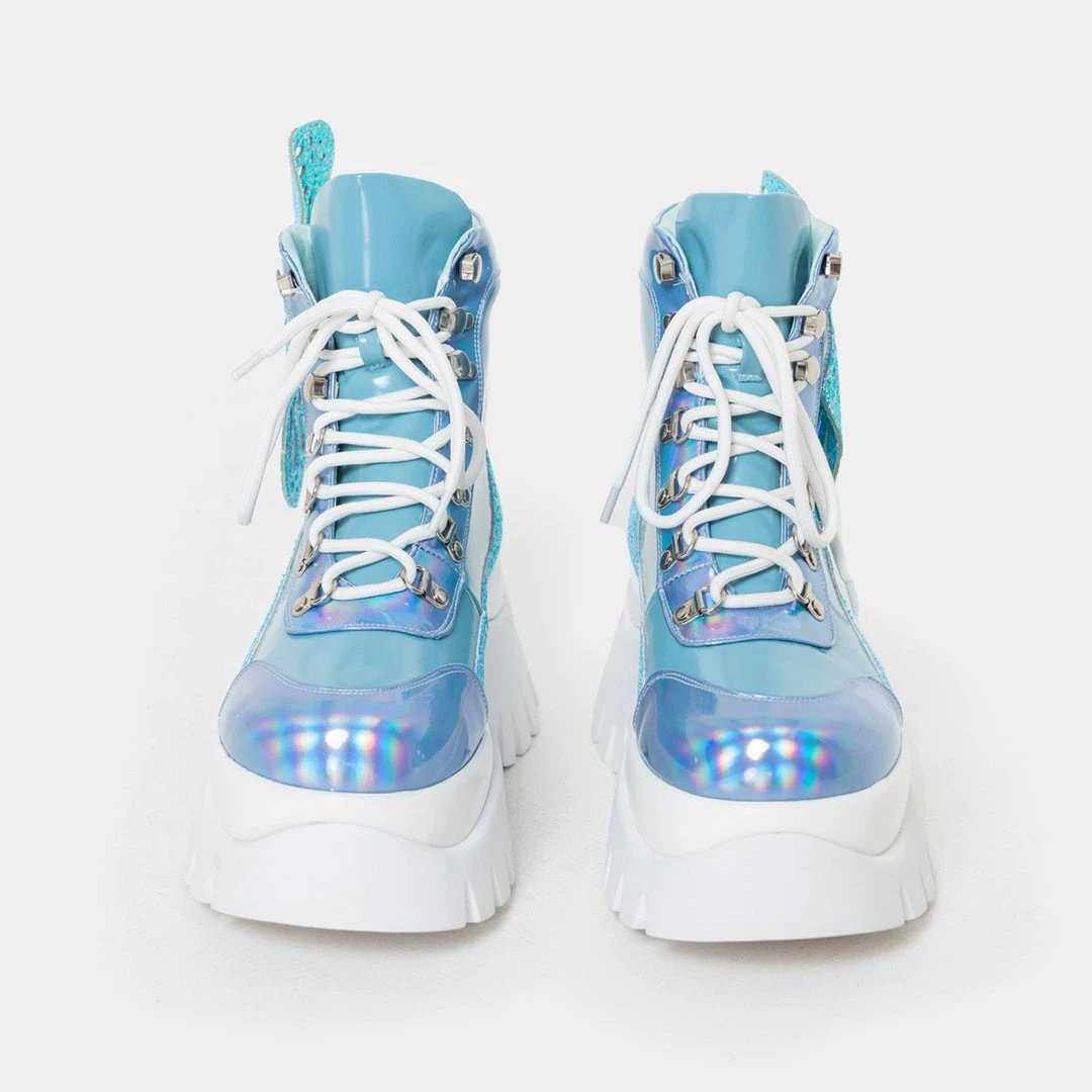 KOI Footwear WOMEN'S Wings Of A Blue Eyed Pixie Boots 7 KOI Footwear WOMEN'S Wings Of A Blue Eyed Pixie Boots