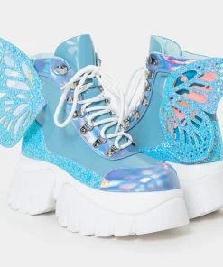 KOI Footwear WOMEN'S Wings Of A Blue Eyed Pixie Boots 11 KOI Footwear WOMEN'S Wings Of A Blue Eyed Pixie Boots