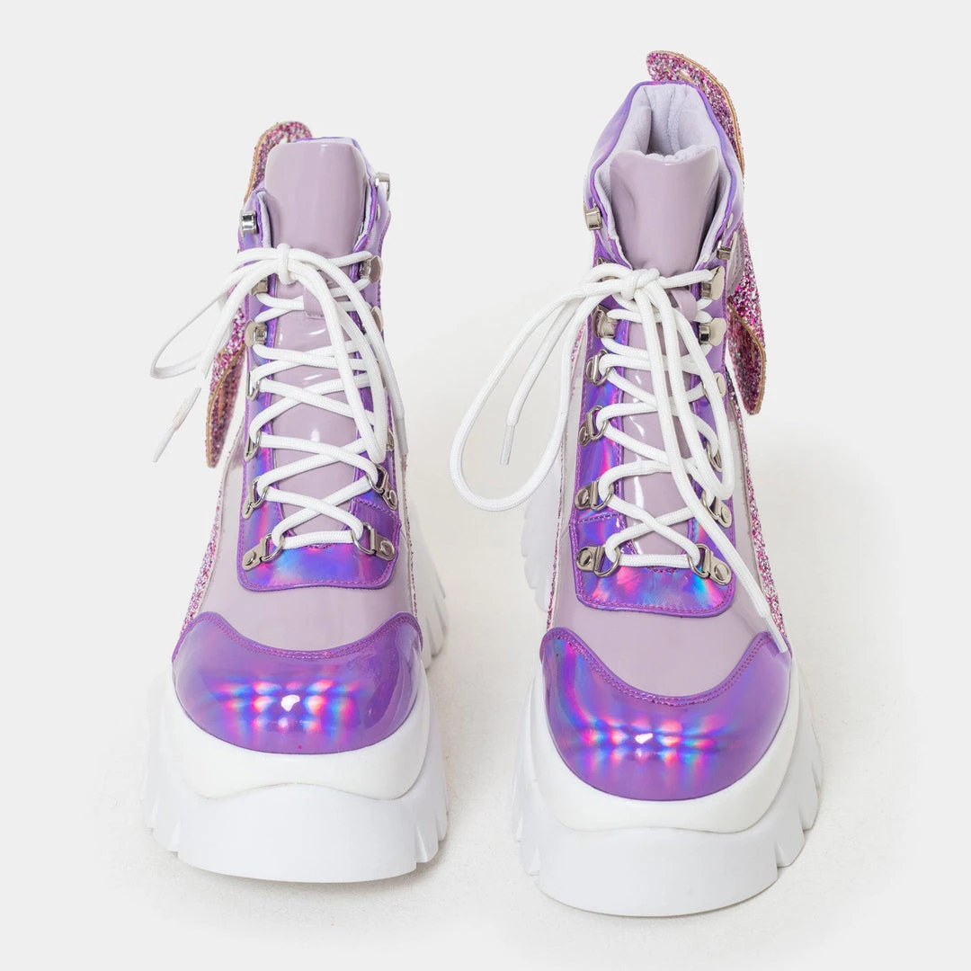KOI Footwear Wings Of A Purple Eyed Pixie Boots 6 KOI Footwear Wings Of A Purple Eyed Pixie Boots